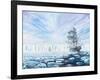 James Clark Ross Discovers Antarctic Ice Shelf, Jan, 1841, 2016-Vincent Alexander Booth-Framed Giclee Print