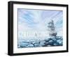 James Clark Ross Discovers Antarctic Ice Shelf, Jan, 1841, 2016-Vincent Alexander Booth-Framed Giclee Print