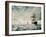 James Clark Ross discovers Antarctic Ice Shelf-Vincent Alexander Booth-Framed Giclee Print