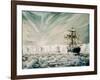 James Clark Ross discovers Antarctic Ice Shelf-Vincent Alexander Booth-Framed Giclee Print