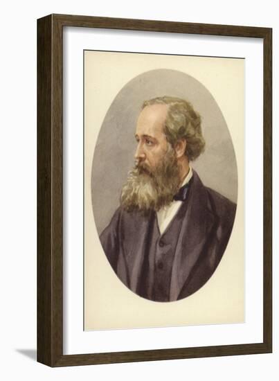 James Clerk Maxwell (1831-1879), Scottish Theoretical Physicist-null-Framed Giclee Print