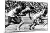 James Cleveland "Jesse" Owens, American Athlete at Departure of 100M Race at Olympic Games in 1936-null-Mounted Photo