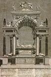 Frances, Countess of Hertford's Tomb, Westminster Abbey, London, C1750-James Cole-Mounted Giclee Print