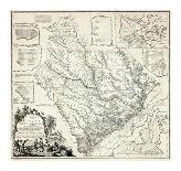 Map of Crossings on Saint Lawrence River Near Quebec-James Cook-Stretched Canvas