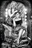 JDH- Audrey Marilyn Tattoo Parlor-James Danger Harvey-Lamina Framed Poster