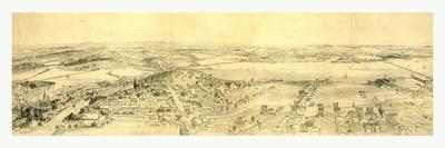 Vicinity of Boston, from Bunker Hill Monument, 1853, USA, America-James David Smillie-Framed Giclee Print