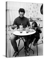 James Davis and His Pet Chimpanzee-Ralph Crane-Stretched Canvas