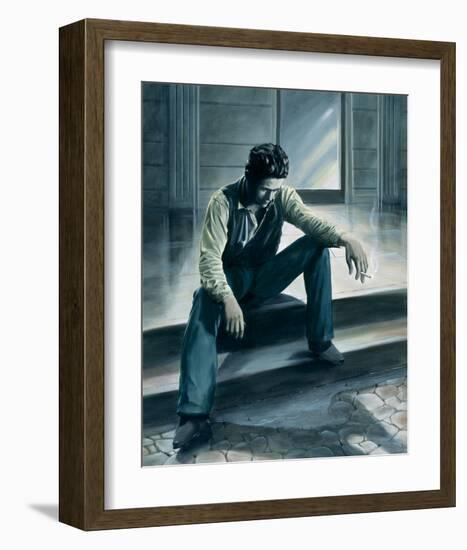 James Dean - Rebel-Renate Holzner-Framed Art Print