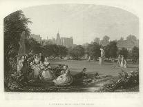 Hampton Court, the Fountain-James Digman Wingfield-Framed Giclee Print