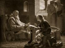 The Venerable Bede Translating the Last Chapter of St John, 1926-James Doyle Penrose-Stretched Canvas