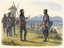 Edward I Threatens Roger-James Doyle-Art Print