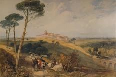 'Almanza. Field of Battle', 1823-James Duffield Harding-Framed Stretched Canvas