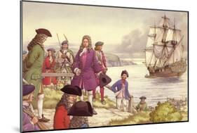 James Edward Stuart, the Old Pretender, Departs for France from Scotland-Pat Nicolle-Mounted Giclee Print