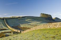 Looking East to Kings Hill and Sewingshields Crag, Hadrians Wall, England-James Emmerson-Photographic Print