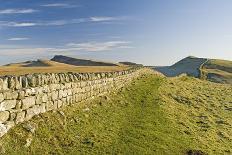 Hadrians Wall with Civilian Gate, a Unique Feature, and Housesteads Fort, Northumbria, England-James Emmerson-Photographic Print