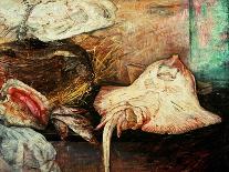 Fishstand With Ray, 1892-James Ensor-Framed Stretched Canvas