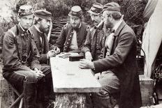 The Comte de Paris & his Brother, the Duc de Chartres, Playing Dominoes as Guests of the Army of th-James F. Gibson-Framed Giclee Print