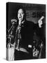 James Farmer, Co-Founder of Congress of Racial Equality, Speaking in Harlem, 1965-null-Stretched Canvas