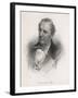 James Fenimore Cooper American Novelist in Old Age-null-Framed Art Print