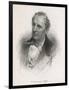 James Fenimore Cooper American Novelist in Old Age-null-Framed Art Print