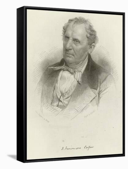 James Fenimore Cooper-Mathew Brady-Framed Stretched Canvas