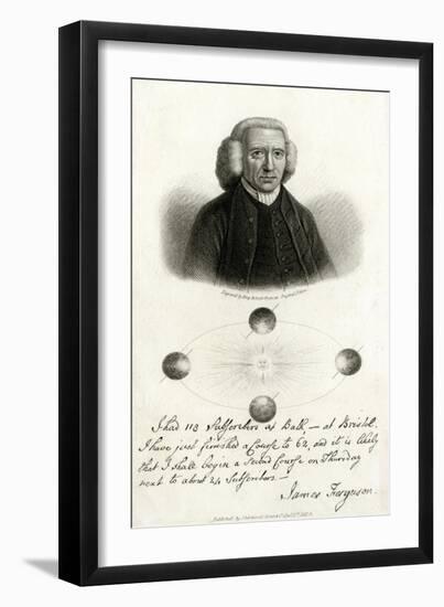 James Ferguson, Scottish Astronomer-Percy Roberts-Framed Art Print