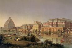 The Palaces of Nimrud Restored, a Reconstruction of the Palaces Built by Ashurbanipal-James Fergusson-Stretched Canvas