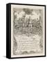 James Figg's Trade Card Designed by Hogarth-William Hogarth-Framed Stretched Canvas