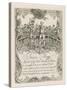 James Figg's Trade Card Designed by Hogarth-William Hogarth-Stretched Canvas