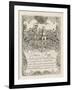 James Figg's Trade Card Designed by Hogarth-William Hogarth-Framed Giclee Print