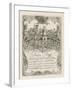 James Figg's Trade Card Designed by Hogarth-William Hogarth-Framed Giclee Print