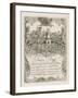 James Figg's Trade Card Designed by Hogarth-William Hogarth-Framed Giclee Print