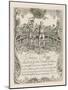 James Figg's Trade Card Designed by Hogarth-William Hogarth-Mounted Giclee Print
