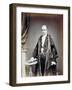 James Figgins, Sheriff of London, in Shrieval Costume, C1865-Maull & Co-Framed Photographic Print