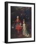 James Francis Edward Stuart (1688-1765), Louisa Maria Theresa Stuart (1692-1712), 1695, (1911)-Nicolas De Largilliere-Framed Giclee Print