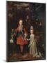 James Francis Edward Stuart (1688-1765), Louisa Maria Theresa Stuart (1692-1712), 1695, (1915)-Nicolas De Largilliere-Mounted Giclee Print