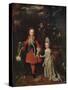 James Francis Edward Stuart (1688-1765), Louisa Maria Theresa Stuart (1692-1712), 1695, (1915)-Nicolas De Largilliere-Stretched Canvas