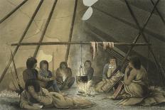 Cree Indian Tent, Journey to the Shores of the Polar Sea-James Franklin-Giclee Print