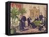 James Garfield and His Family, Pub. Kurz and Allison, C.1882-null-Framed Stretched Canvas