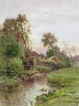 The Mill Stream-James George Bingley-Stretched Canvas