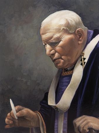 Study for a Portrait of Pope John Paul II (1920-2005) 2005