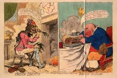 A Voluptuary under the Horrors of Digestion, Published by Hannah Humphrey in 1792-James Gillray-Giclee Print