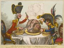 Pitt and Napoleon-James Gillray-Giclee Print