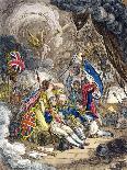 Pitt and Napoleon-James Gillray-Giclee Print