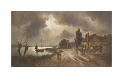 A Showery Day-James Gozzard-Framed Premium Giclee Print