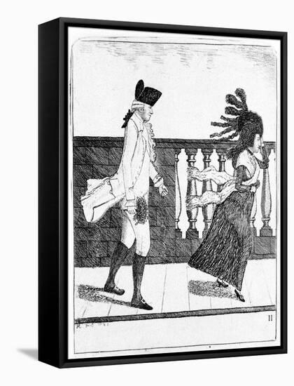 James Graham, Scottish Quack Doctor, 1795-John Kay-Framed Stretched Canvas
