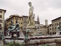 Buggy in Front of the Duomo, Florence, UNESCO World Heritage Site, Tuscany, Italy, Europe-James Gritz-Framed Stretched Canvas