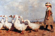 A Highland Funeral, 1882-James Guthrie-Framed Stretched Canvas