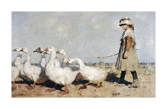 Old Willie - the Village Worthy, 1886 (Oil on Canvas)-James Guthrie-Giclee Print
