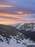 Orange Clouds at Dawn Above Longs Peak, Rocky Mountain National Park, Colorado-James Hager-Photographic Print